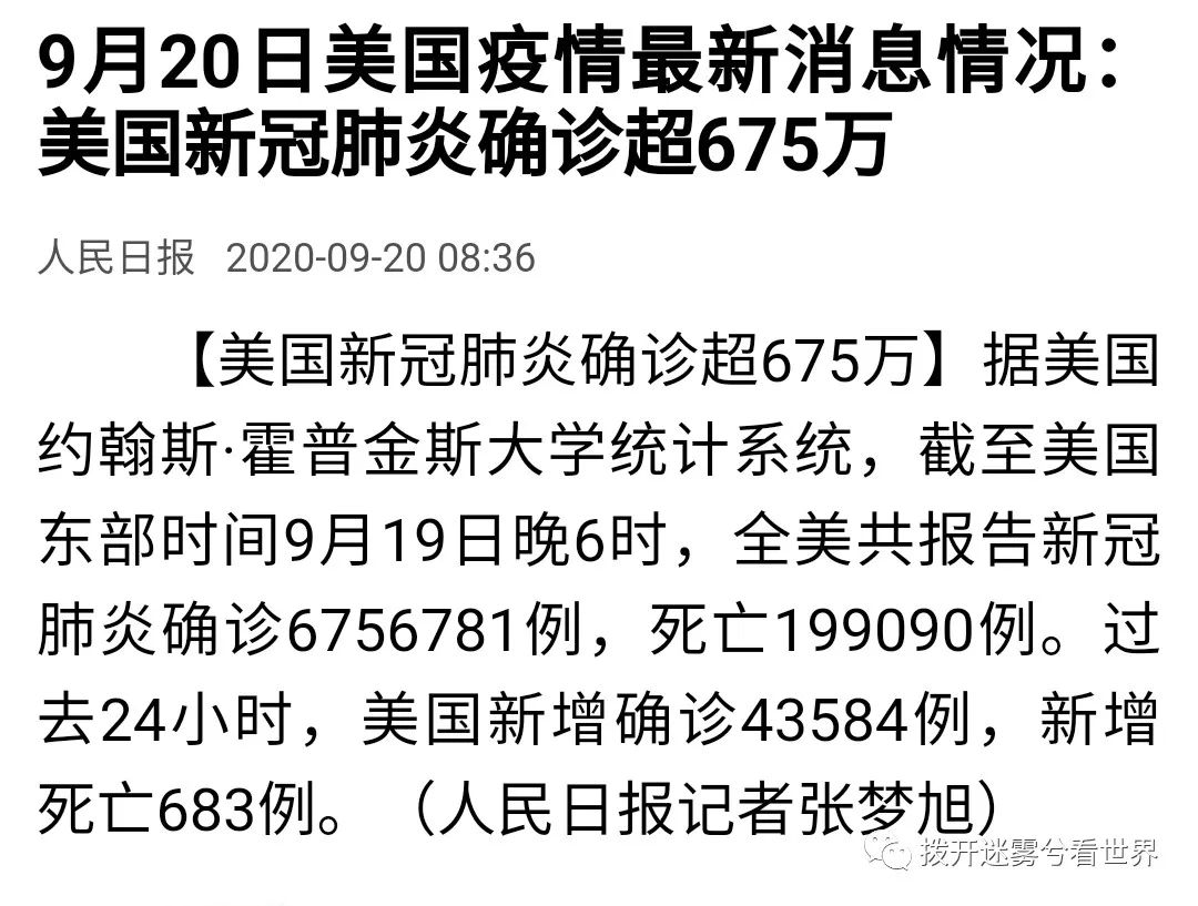 美国新冠状肺炎最新动态及其全球影响