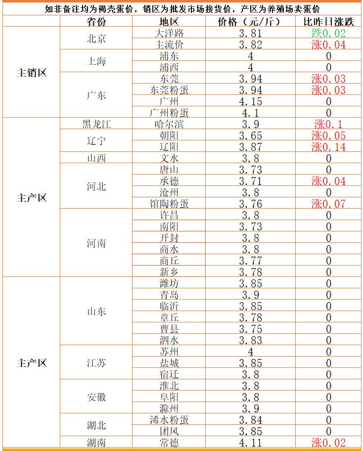辽宁鸡蛋今日价格分析，最新动态与展望